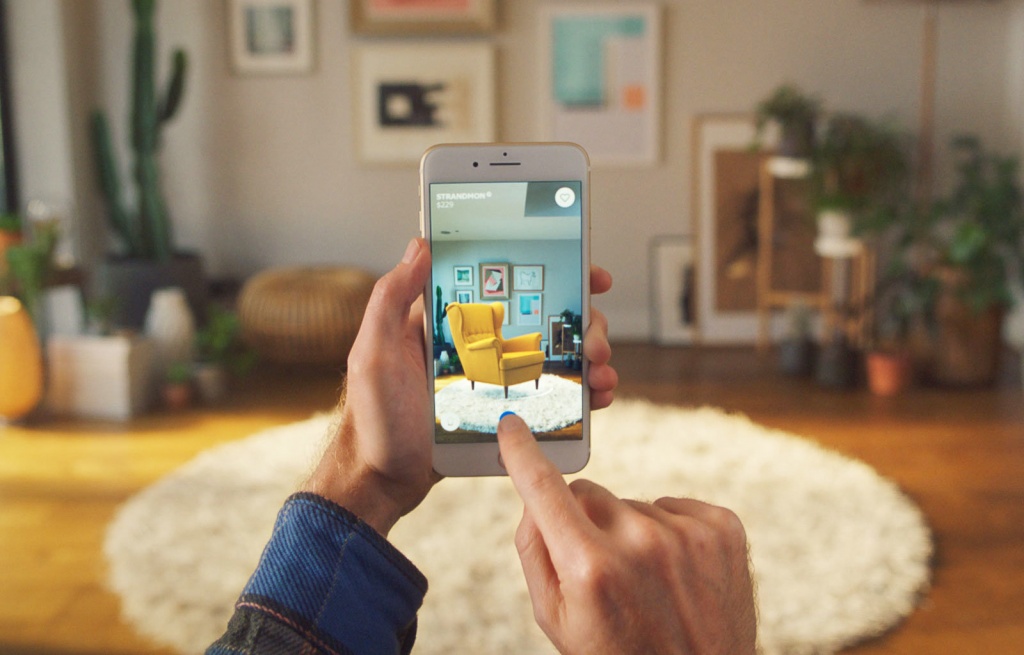 ALT - Augmented reality IKEA app with 3D model