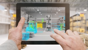 Augmented reality in sales and marketing tablet